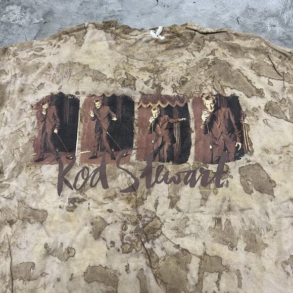 Vintage Rod Stewart T Shirt Size Large 1998 - Picture 3 of 7